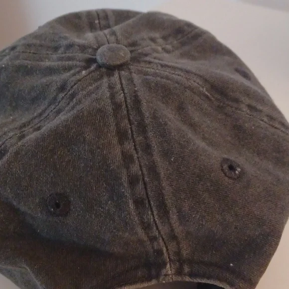 Indian Motorcycle Gray DEMIM VINTAGE Cap HAT - Picture 5 of 6